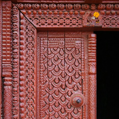 Porte d'entrée du kumari ghar