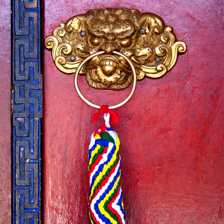 Porte du monastère de Likir